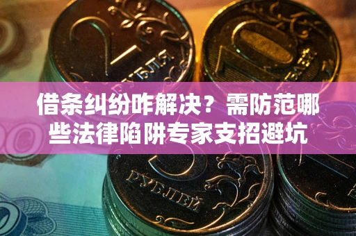 济南借条纠纷咋解决？需防范哪些法律陷阱专家支招避坑