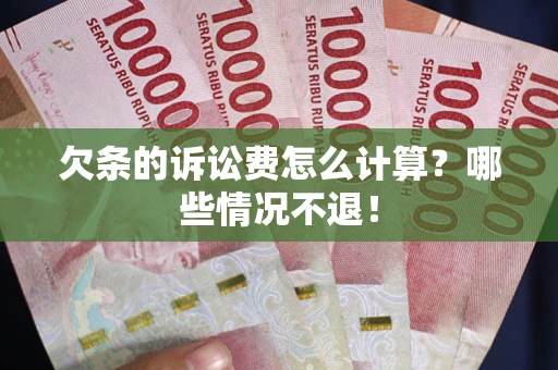 济南欠条的诉讼费怎么计算?哪些情况不退! 济南欠条的诉讼费怎么计算?哪些情况不退!