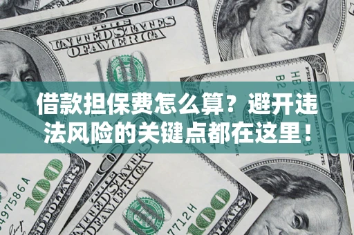 济南借款担保费怎么算？避开违法风险的关键点都在这里！