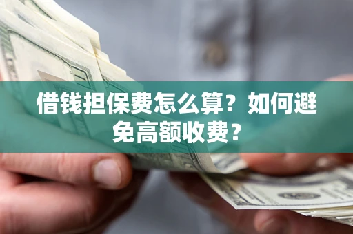 济南借钱担保费怎么算？如何避免高额收费？