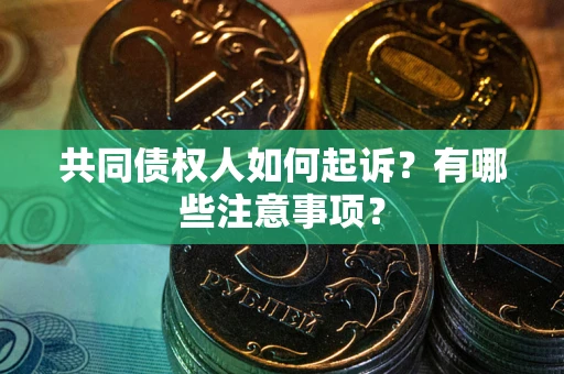 济南共同债权人如何起诉？有哪些注意事项？